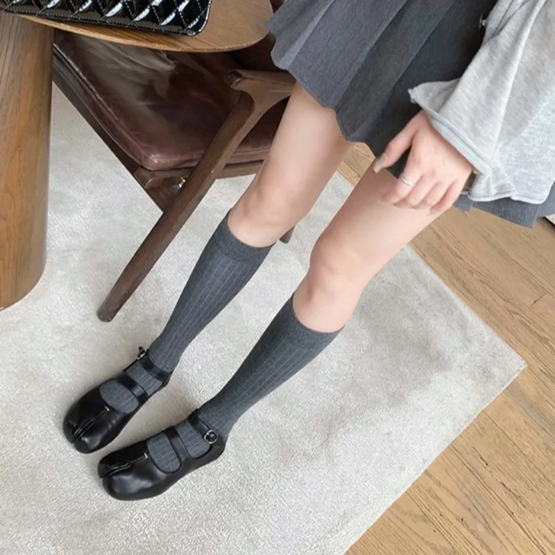 

Fashion Vintage Split Toe Mary Jane Shoes for Women Ballet Pig's Trotters Woman's Shoes Trend Daily Walking Shoes Zapatos Mujer