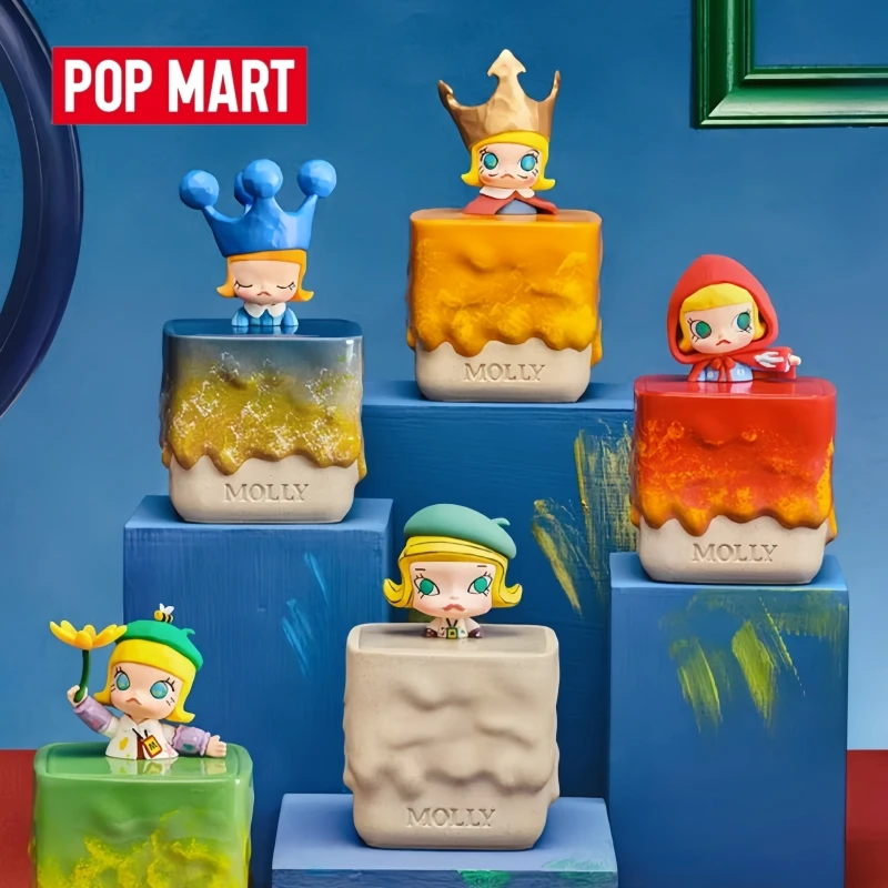 

Ароматическая свеча POP MART Molly On The Way Scenery Series в слепой коробке, декор для дома, настольное украшение, коллекционный подарок для любителей аниме