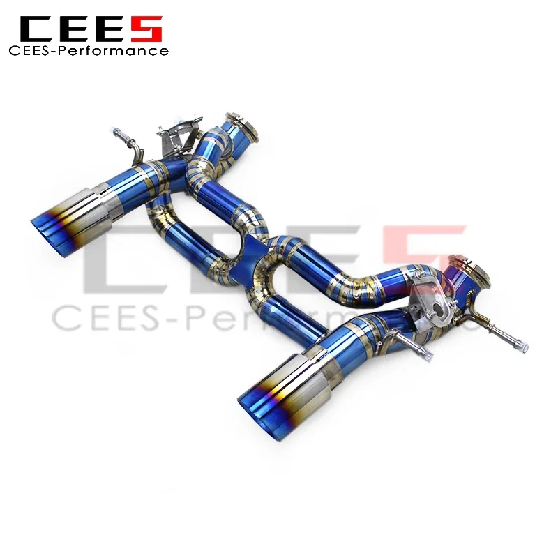 CEES Racing Titanium Exhaust Pipe for Maserati MC20 3.0T 2020-2024 Exhaust Pipe Exhauster System