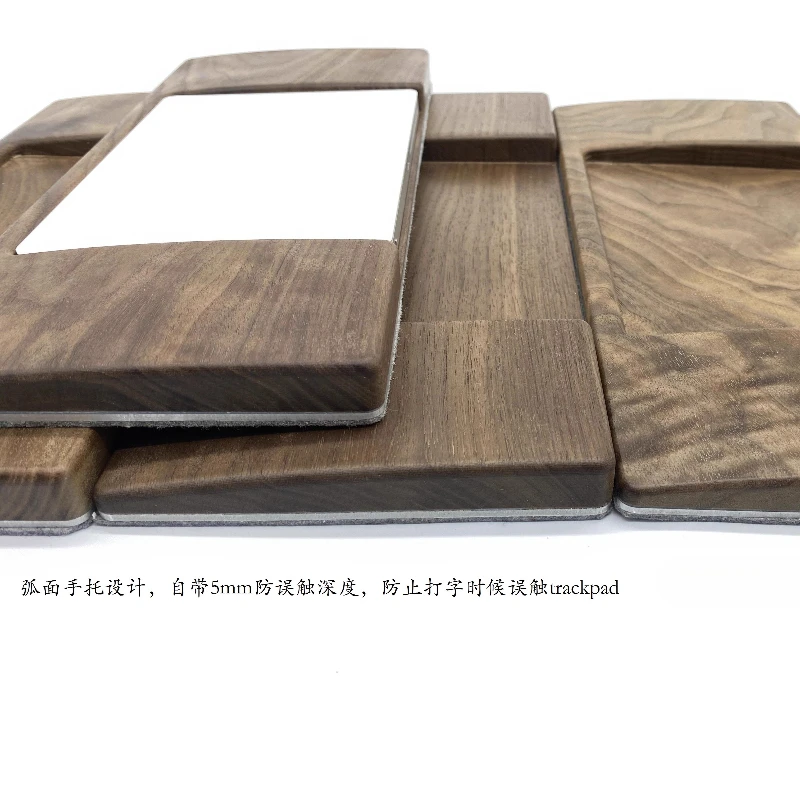 لوحة تتبع من الخشب الصلب وحامل لوحة المفاتيح 2 في 1 لقاعدة لوحة التتبع Imac وسادة معصم تدعم ملحقات لوحة المفاتيح HHKB FILCO #5