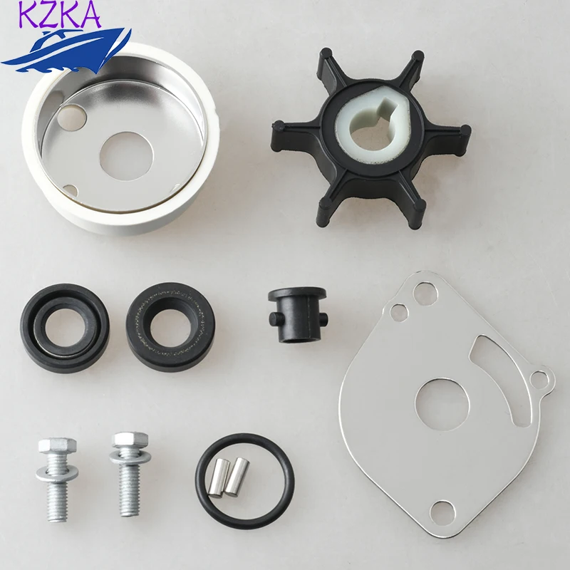 6A1-W0078-02 Water Pump Repair Kit For Yamaha Outboard Motor 2T 2HP 6A1-W0078 6A1-W0078-00 White Shell Marine Accessories