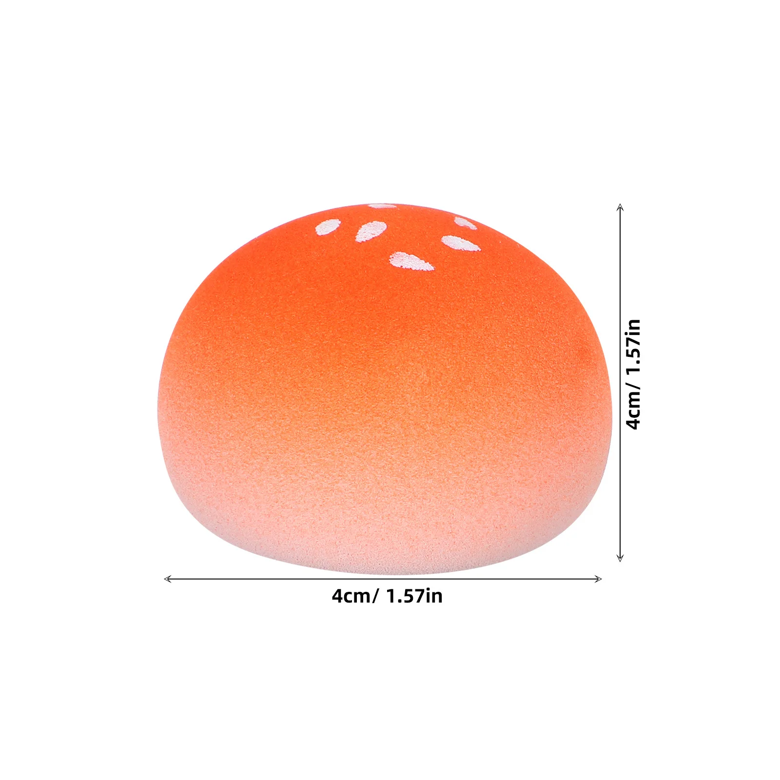 2 stuks make-up spons bladerdeeg broodje vorm dubbel gebruik voor foundation poeder crème niet-absorberend gevoelig huidvriendelijk gezicht