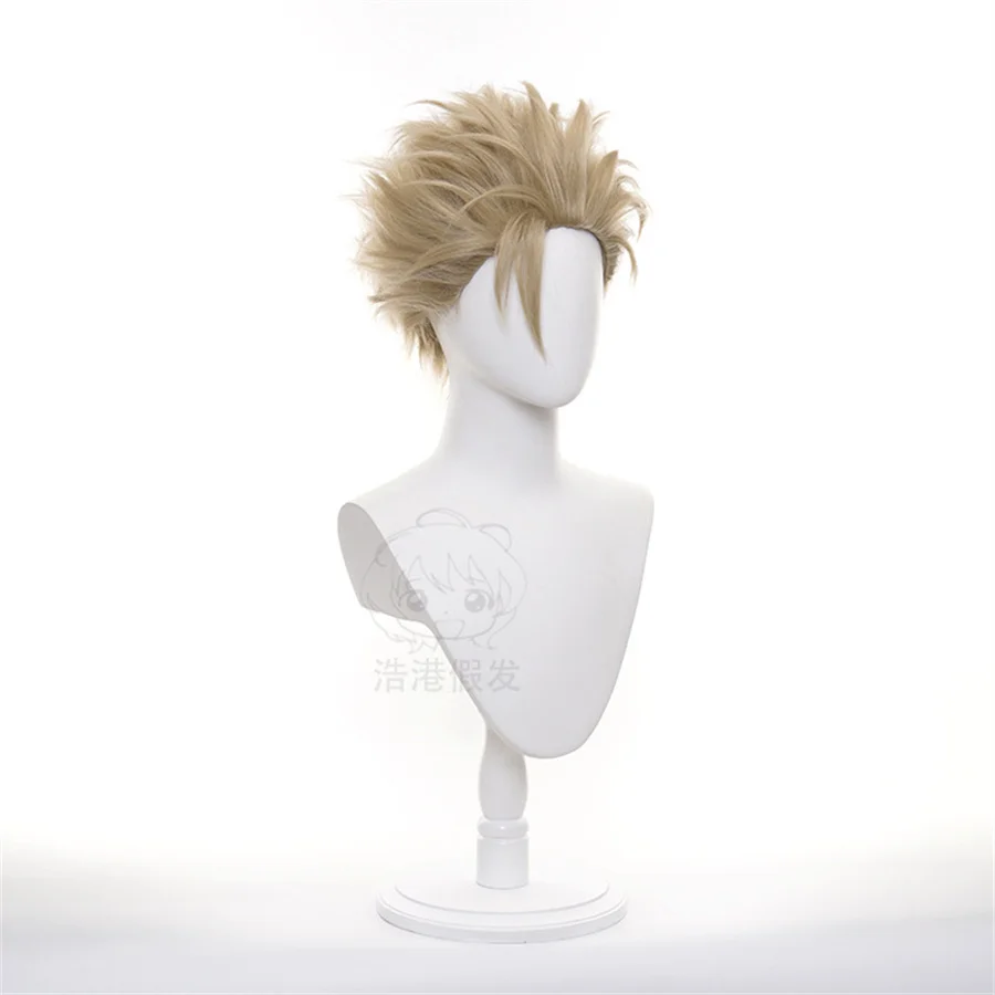 Cosplay Hawks Wig Costume Boku no Hero Academia Short Black Synthetic Hair Halloween Party Wigs