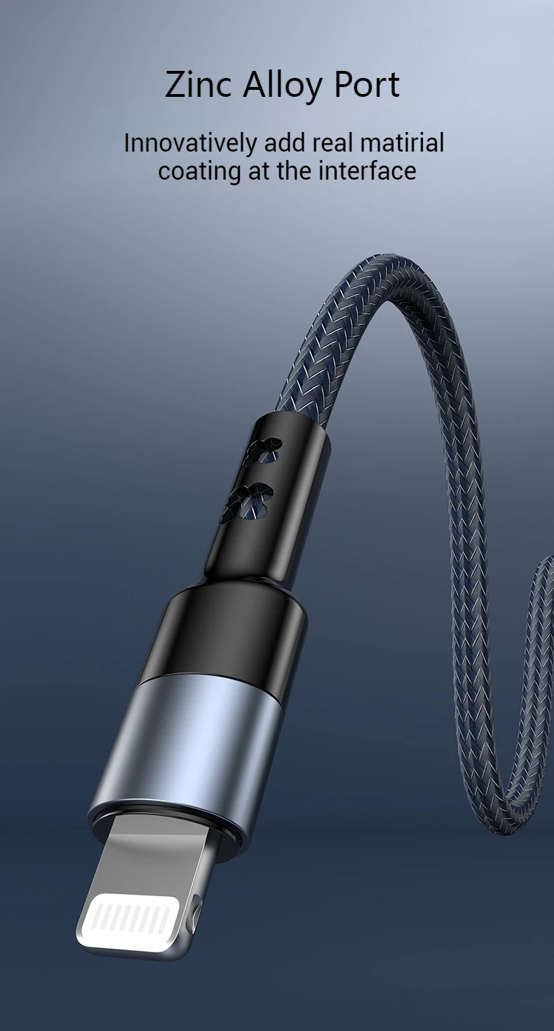 3 In 1 USB Fast Charging Cable 1.2M/2M Type C Micro IOS Multi Charger Cable for Huawei Samsung Nylon Braided Cord