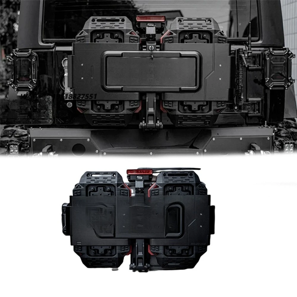 Fury 2018+ JL Accessories Aluminum Alloy Tailgate License Plate Holder Kit GROUP for wrangler