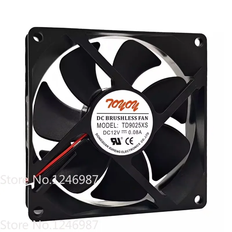 

New Cooler Fan TD9025XS 12V 0.08A Hydraulic Bearing 9025 9CM Cooling Fan 90 * 90 * 25MM