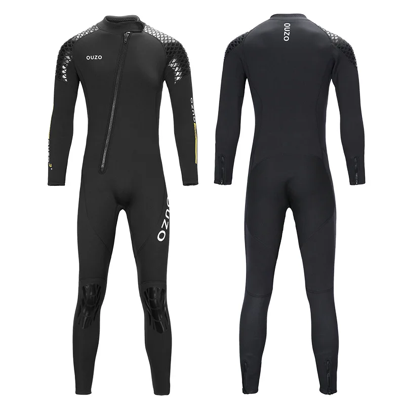 New Unique 3mm Men's Plus Size Wetsuit Scuba Snorkeling Diving Jumpsuit One-Piece Full Body Warm Underwater Jellyfish Suit Women