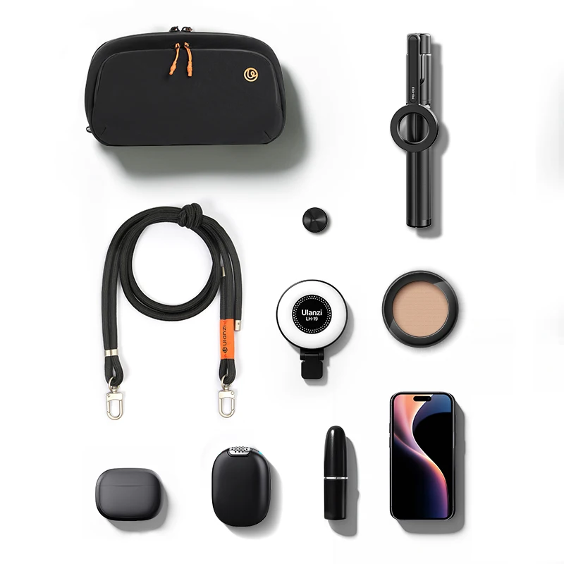 Ulanzi YY08ハンドバッグコンセプトカメラスリングバッグ（ソニー、キヤノン、富士フイルム、DJI、インスタックスミニ12、一眼レフレンズ、カード、アウトドア、旅行、収納用）