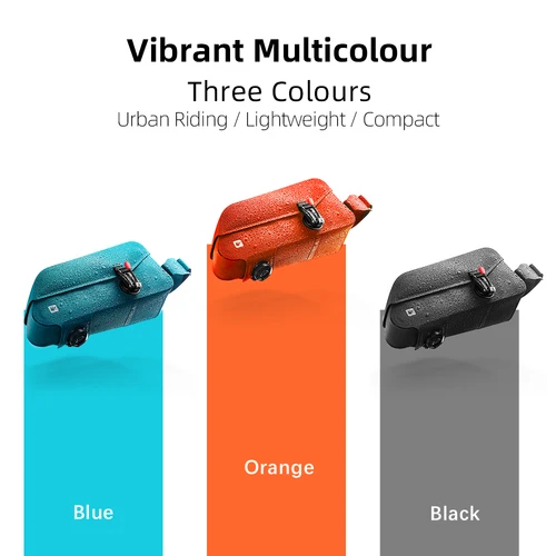 Imagen 2 del producto Rhinowalk-Bolsa de tubo delantero para bicicleta, bolsa impermeable con hebilla magnética, de gran capacidad, para ciclismo de montaña o carretera