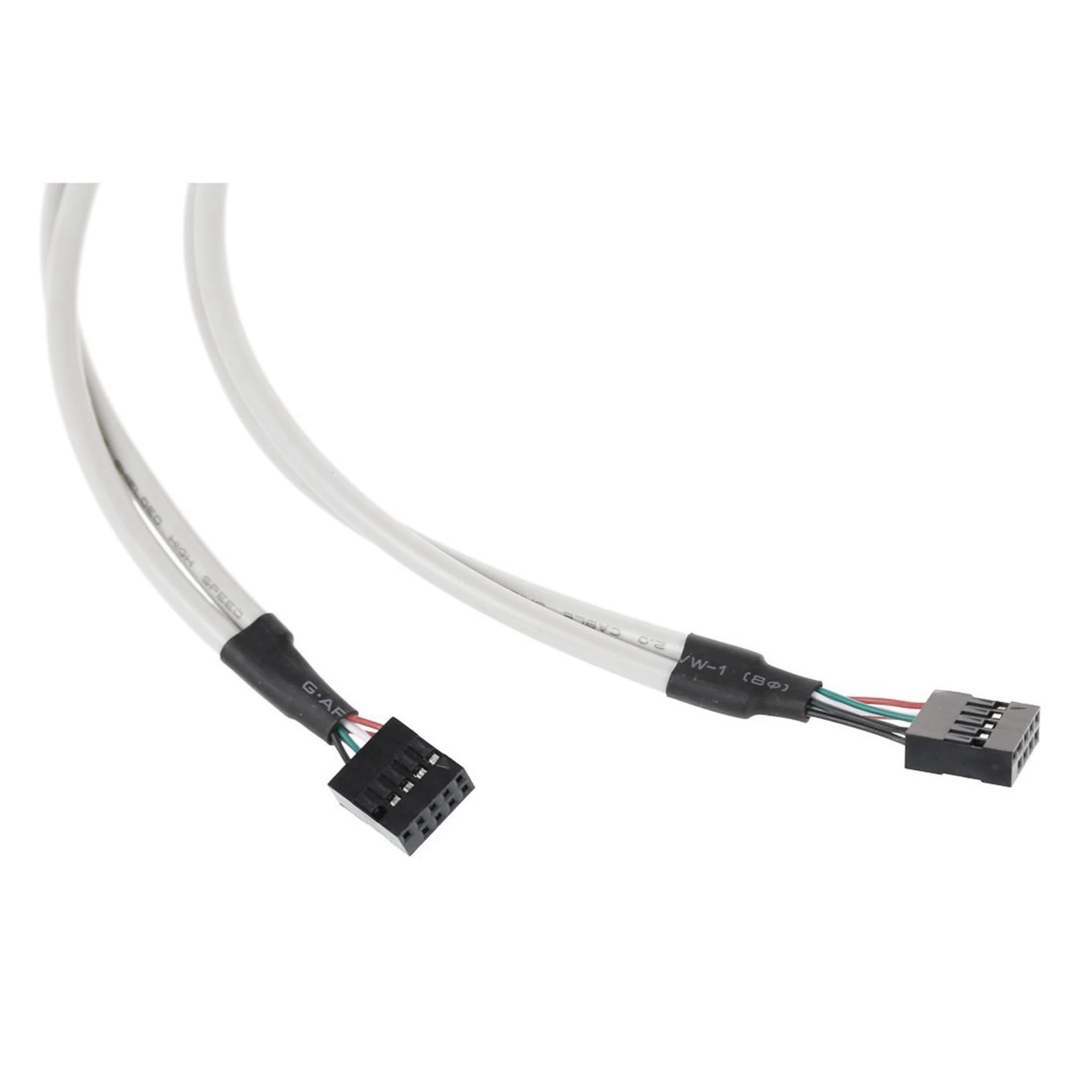 ABIJ-2X Dual Motherboard 9Pin Header To 4Port USB 2.0 Female Cable PCI Bracket