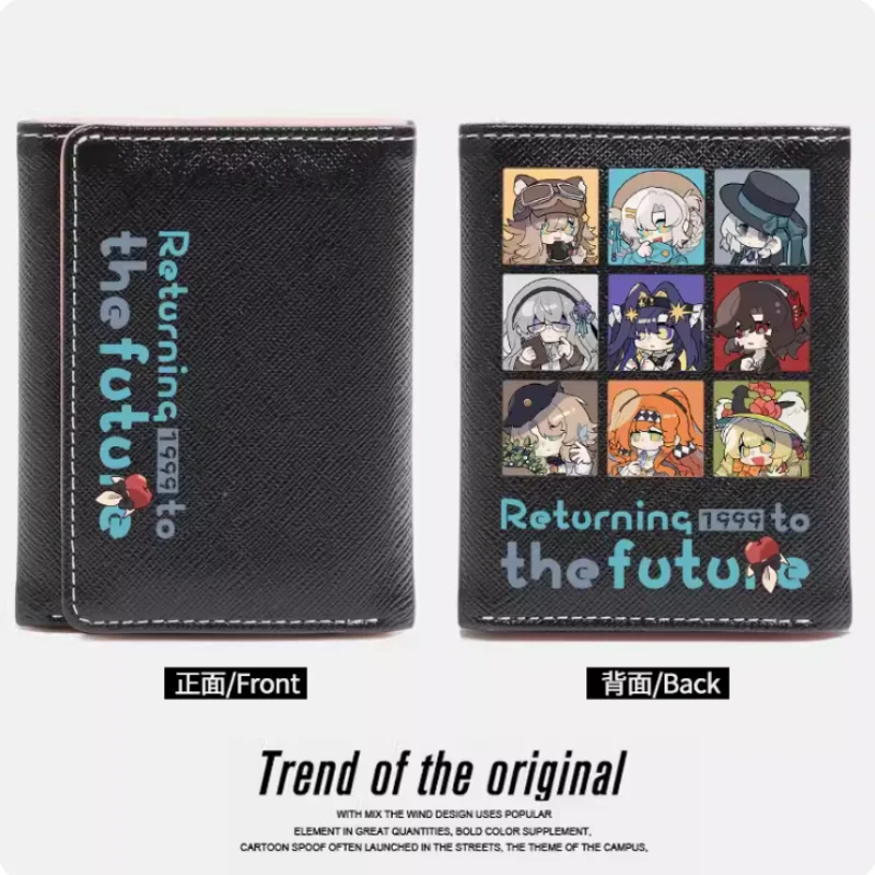 Anime Reverse: monedero de PU 1999, billetera de moda, monedero, tarjeta, broche, bolsa de dinero, regalo de Cosplay, B809