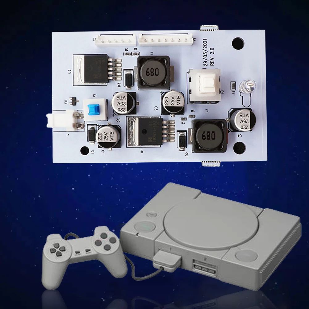 Для PS1PSU 12-вольтовый блок питания Fat Console, оригинальный блок питания, сменная плата питания для PlayStation 1