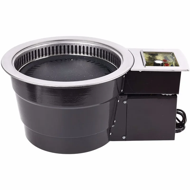 Korean clean smoke carbon oven Self-service charcoal oven inlaid type