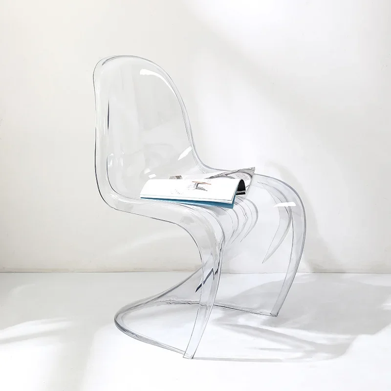 

Modern simple acrylic PC model Pandong chair dining chair Internet celebrity transparent plastic chair back