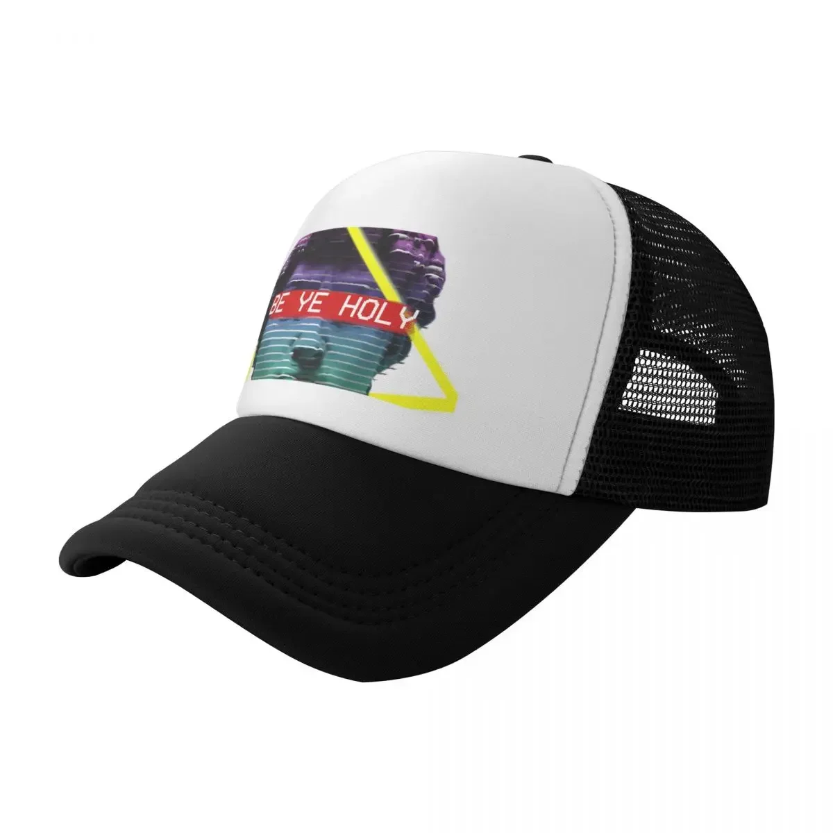 

Be Ye Holy - Christian Lo-Fi Vaporwave Baseball Cap Custom Cap Sunscreen Trucker Hats For Men Women's