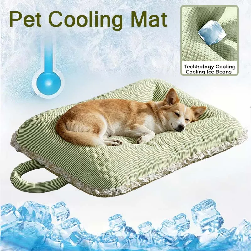 

All-season Summer Cooling Dog Mat, Cooling Bed, Summer Ice Pad, Non-Slip Sleeping Mat, Summer Dog and Cat Mat,pet Cooling Mat