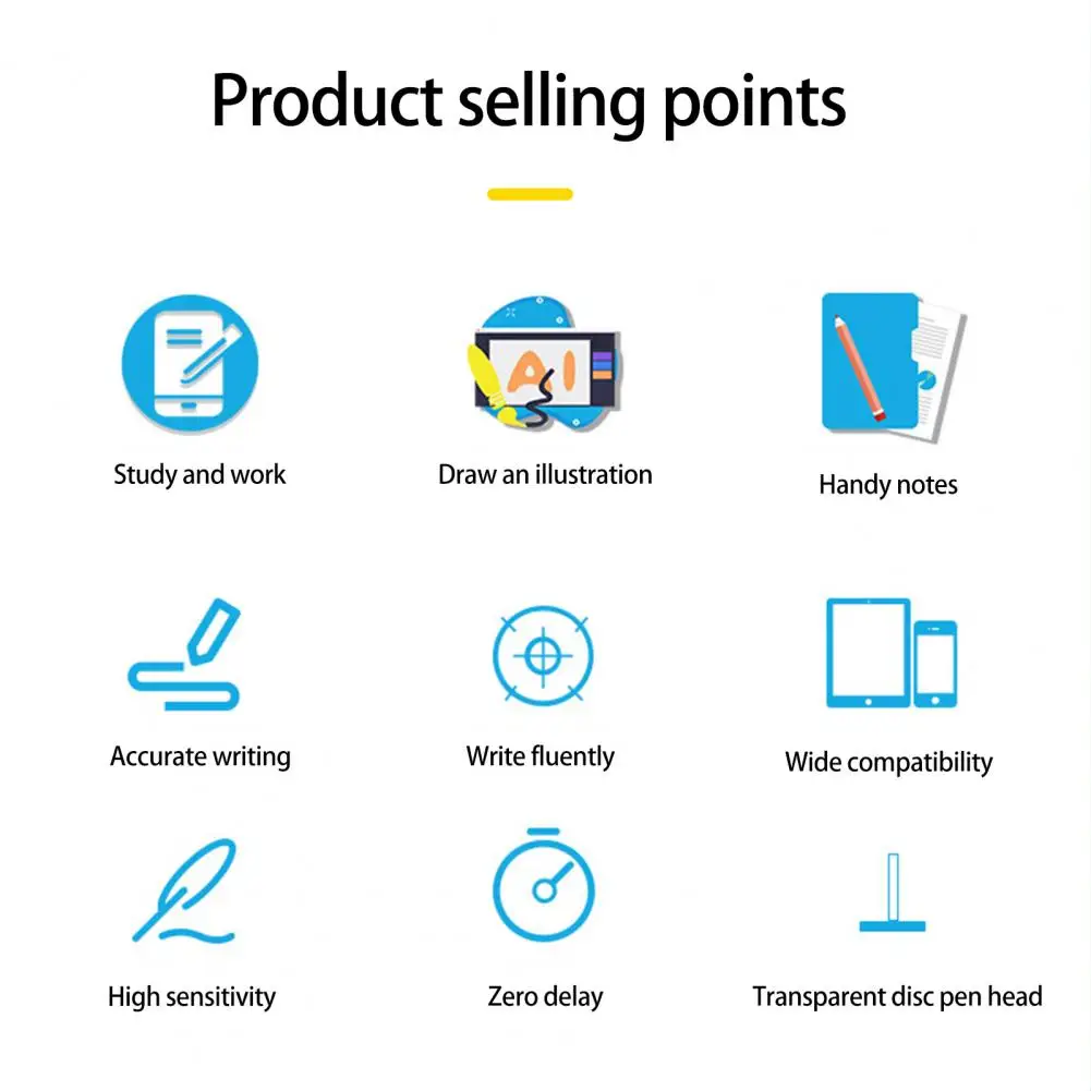 Профессиональный емкостный карандаш гладкая кожа универсальный планшет для рисования сенсорный экран емкостный карандаш