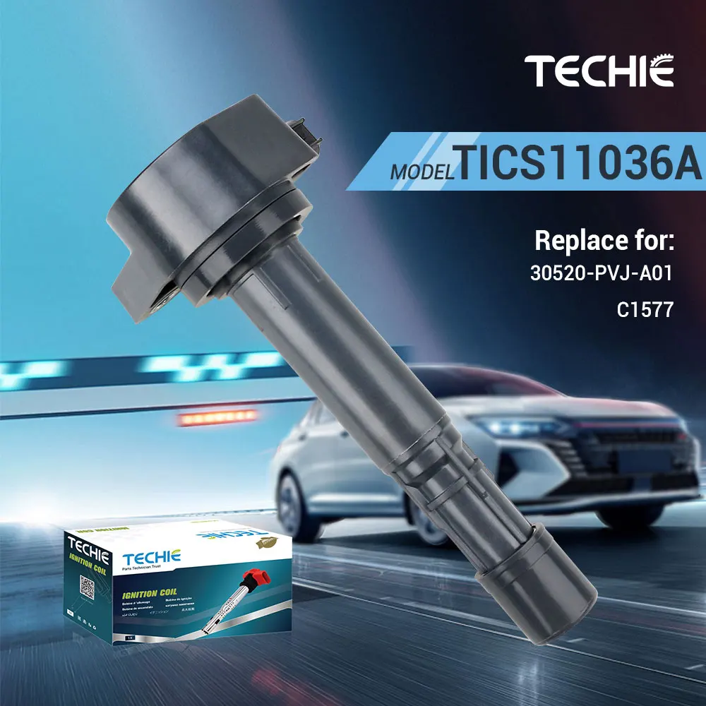 

1PC Ignition Coil TICS11036A Replace for C1577 Honda 30520-PVJ-A01 30520PVJA01 Fit for Acura EL 02-05 Honda Ridgeline 06-08