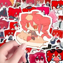 50PCS Kasane Teto Anime Stickers Water Cup Phone Case Computer Backpack Cabinet DIY Self-Adhesive Waterproof Sticker
