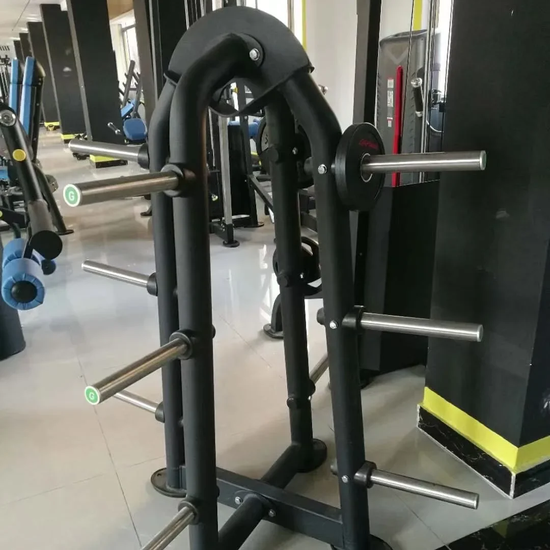 Steel Gym Storage Rack Dumbbell and Weight Plate Integrated Holder Squat Rack