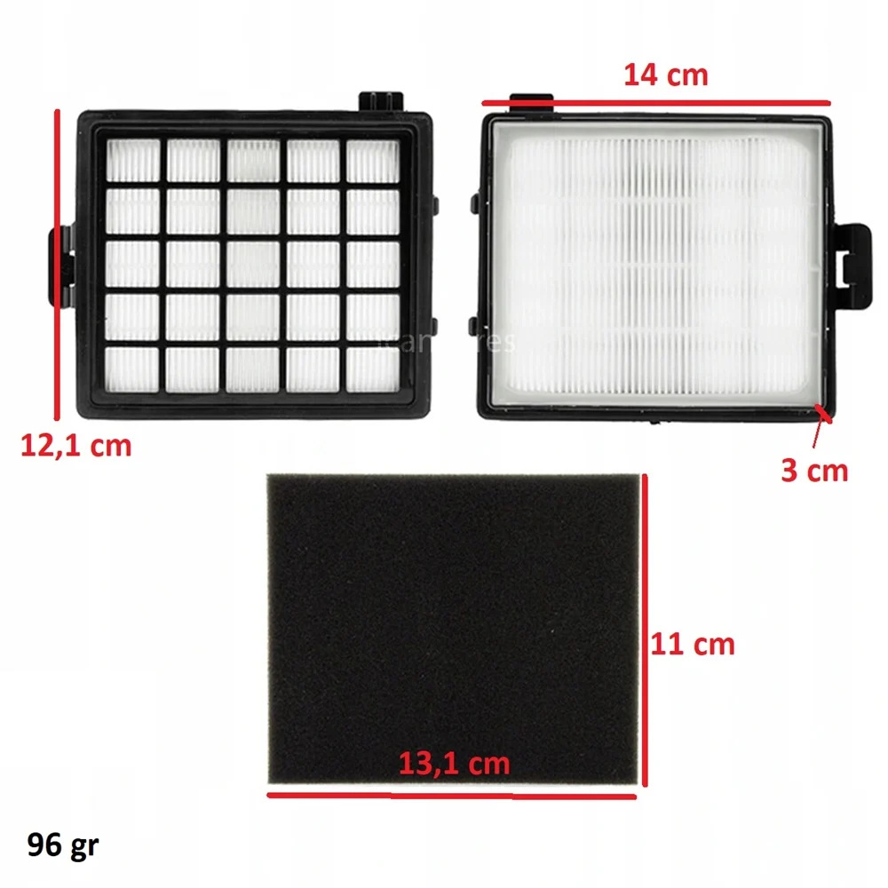 Aspirateur et filtre Hepa de sortie, compatible pour Philips David 8071/01 David 8146 8147 8148 Easy Life