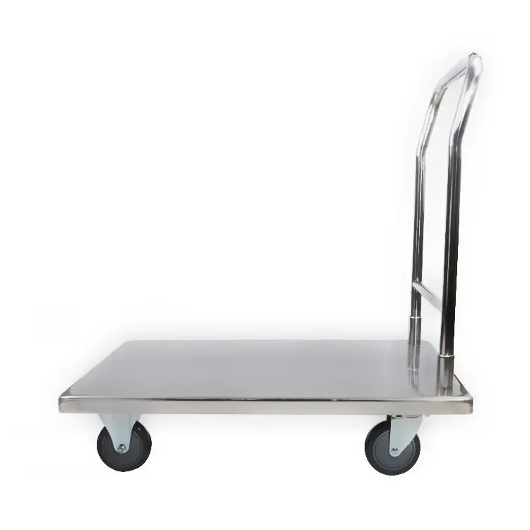 2026 Wholesale Heavy-Duty Stainless Steel Foldable Truck Trolley Hand-Build Platform Cart with Fabrication Services