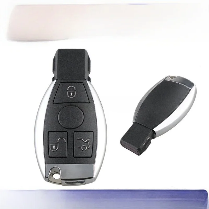 

3-Button Car Remote Key Fob Protective Case For Mercedes-Benz Smart Card Covers Replacement Case For 3-Button Smart Keys