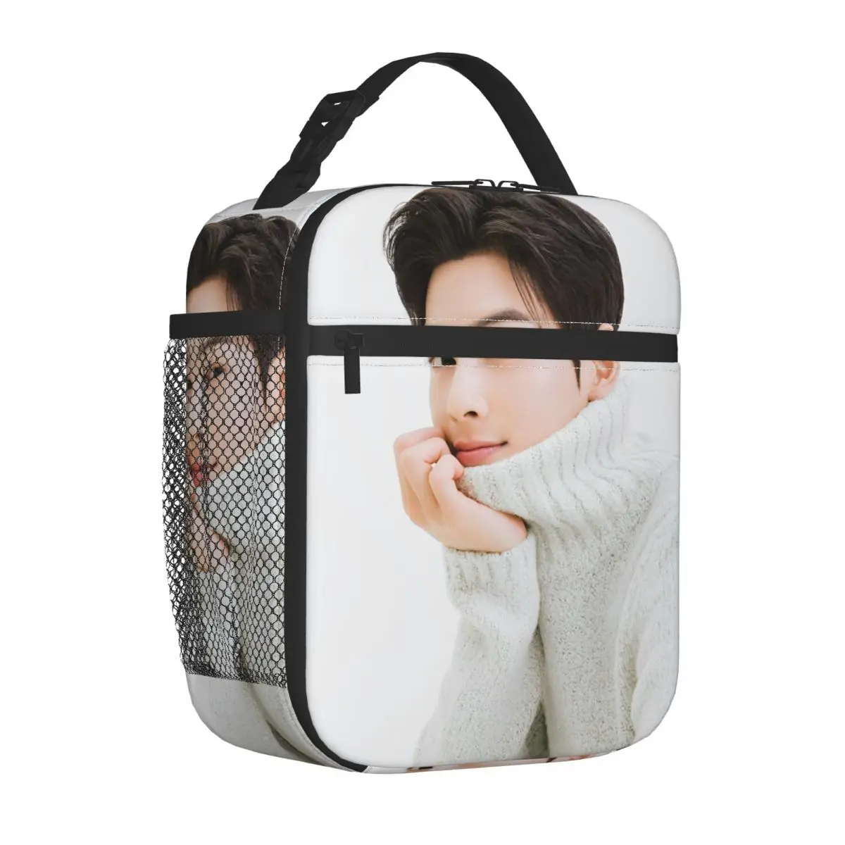 Insulated Lunch Bag Cha Eun Woo Accessories Kpop Astro Storage Food Box Causal Thermal Cooler Lunch Box For School