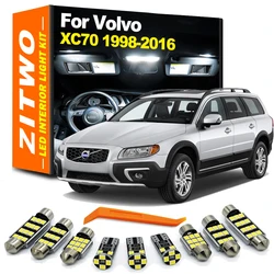 ZITWO 16Pcs LED Bulb Interior Dome Map Trunk Foot Light Kit For Volvo XC70 1998- 2010 2011 2012 2013 2014 2015 2016 Accessories
