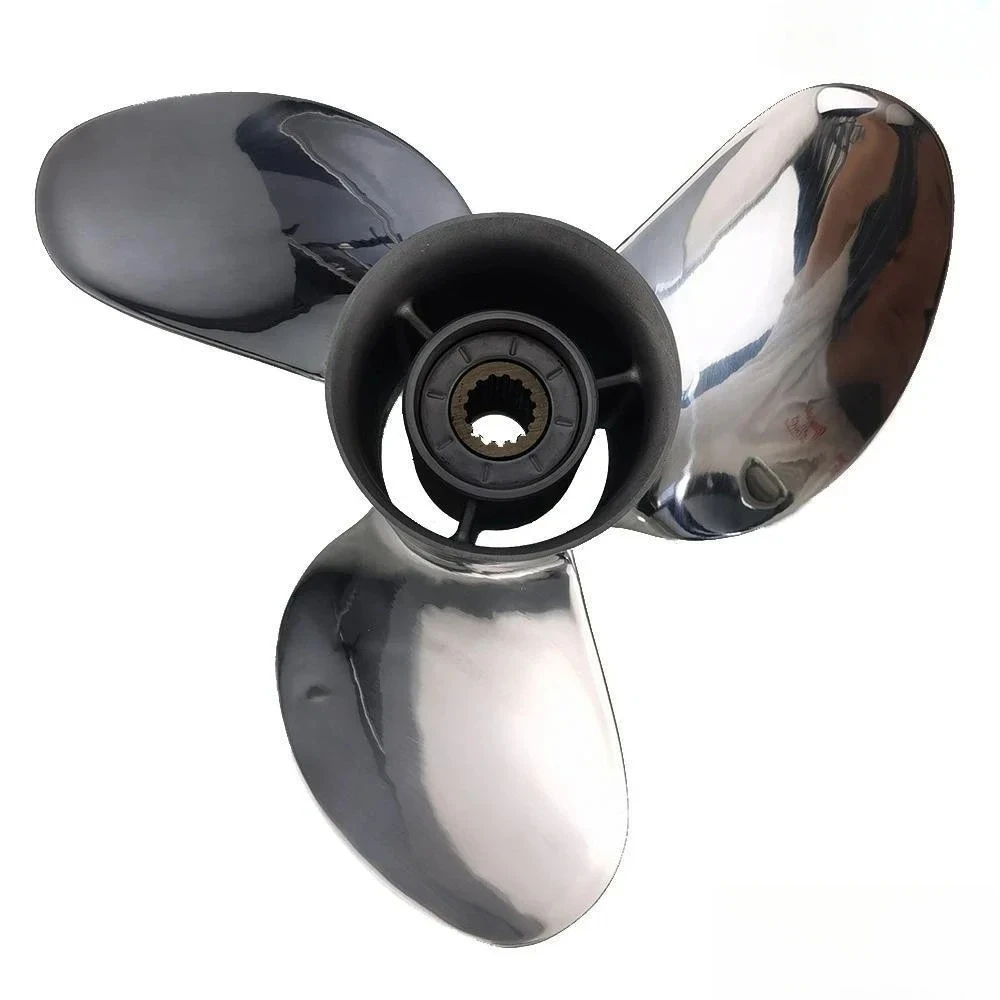 For Suzuki 60-140HP Stainless Steel Propeller Marine Outboard Propeller 13 3/4X13 13 7/8X15 13 7/8X17 14X19 14X21 15 Tooth