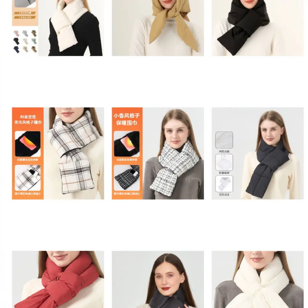 Winter Women Beanie Cap Down Cotton Padded Warm Thickened Windproof Thermal Fashion Solid Color Soft Outdoor Headgear