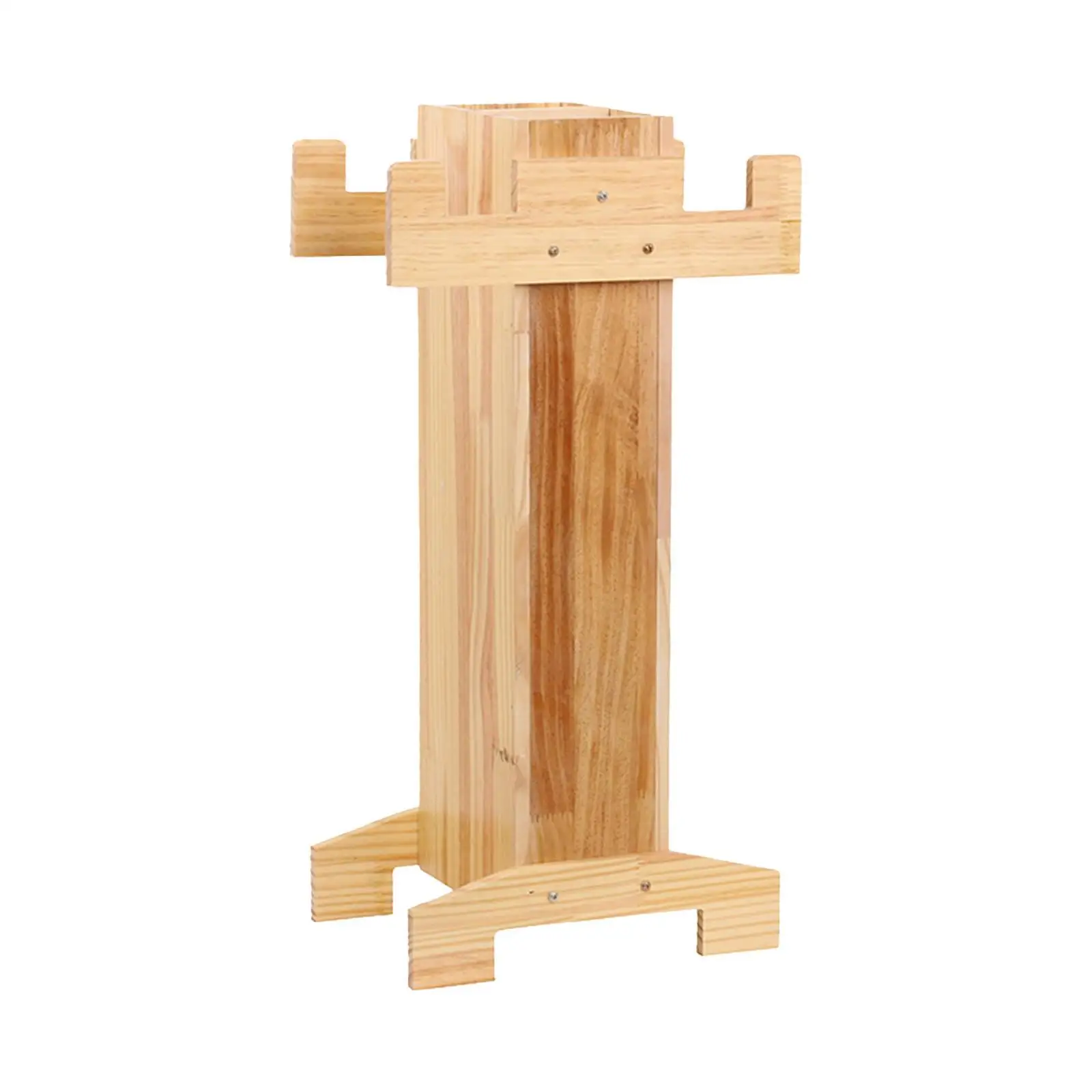 

Bow Storage Stand Multifunctional Wood Enthusiasts Accessories Display Stand