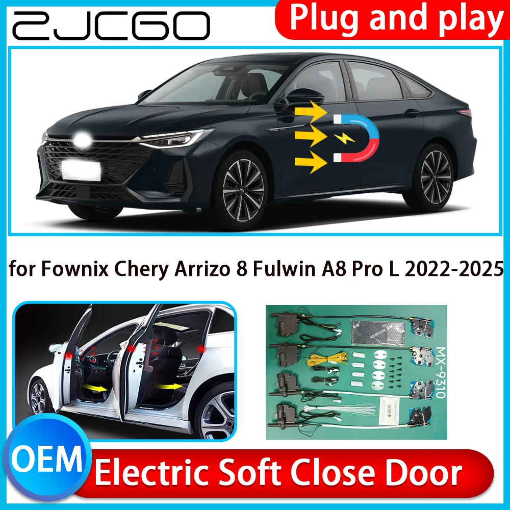 

for Fownix Chery Arrizo 8 Fulwin A8 Pro L Auto Pull Car Soft Close Kit Door Power Latch Electric Door Catch Soft Closing Assist