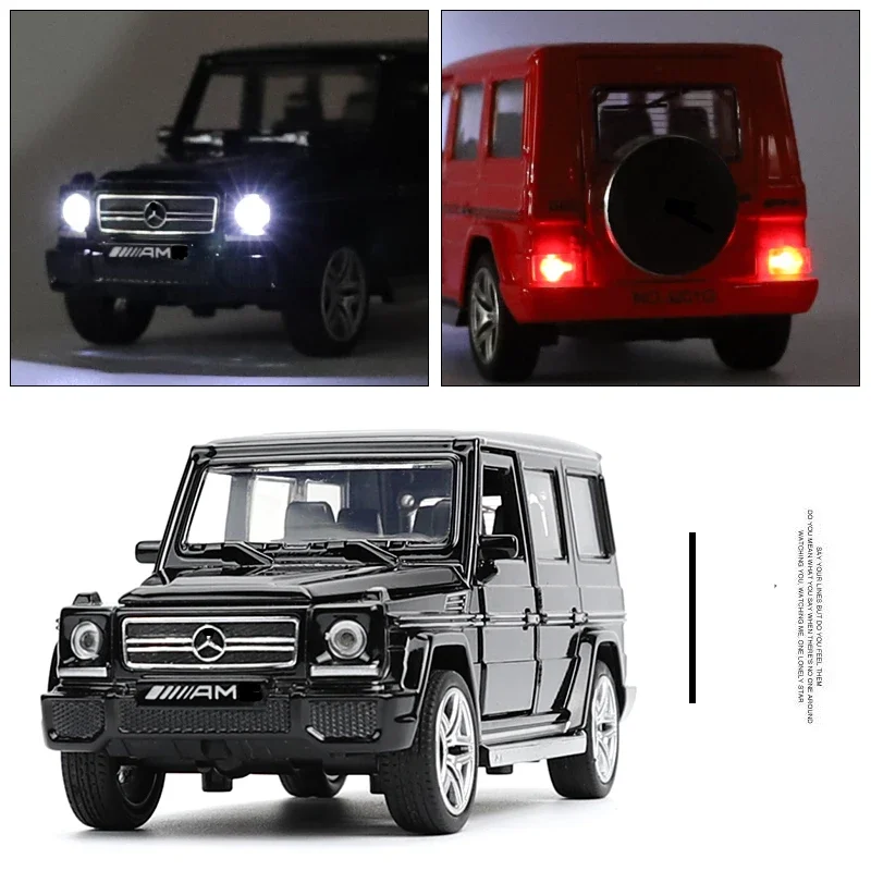 1:32 G65AMG SUV Alloy Car Model Diecasts & Toy Metal Off-road Vehicles Car Model Simulation Sound Light Collection Toy Gift