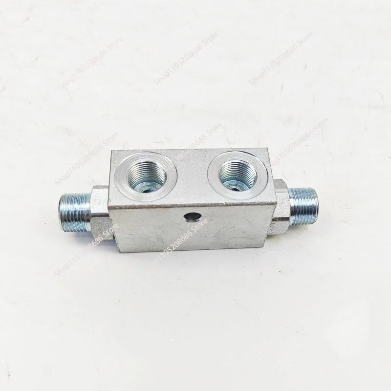 Small hydraulic valve two-way cylinder check  leg oil top stop