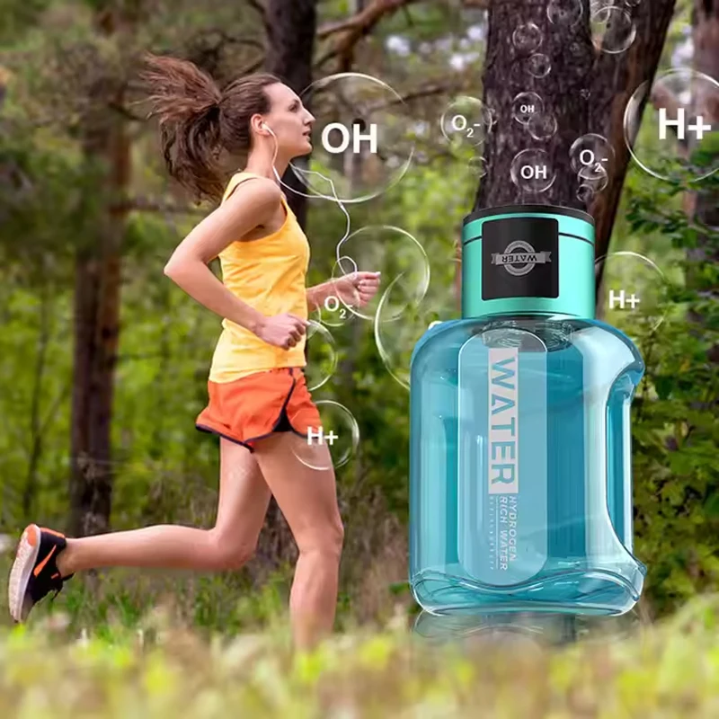 

Rechargeable Hydrogen Water Generator 1.5L Hydrogen Water Bottle Rich Hydrogen H2 Water Maker 99.99% Purity For Portable Use