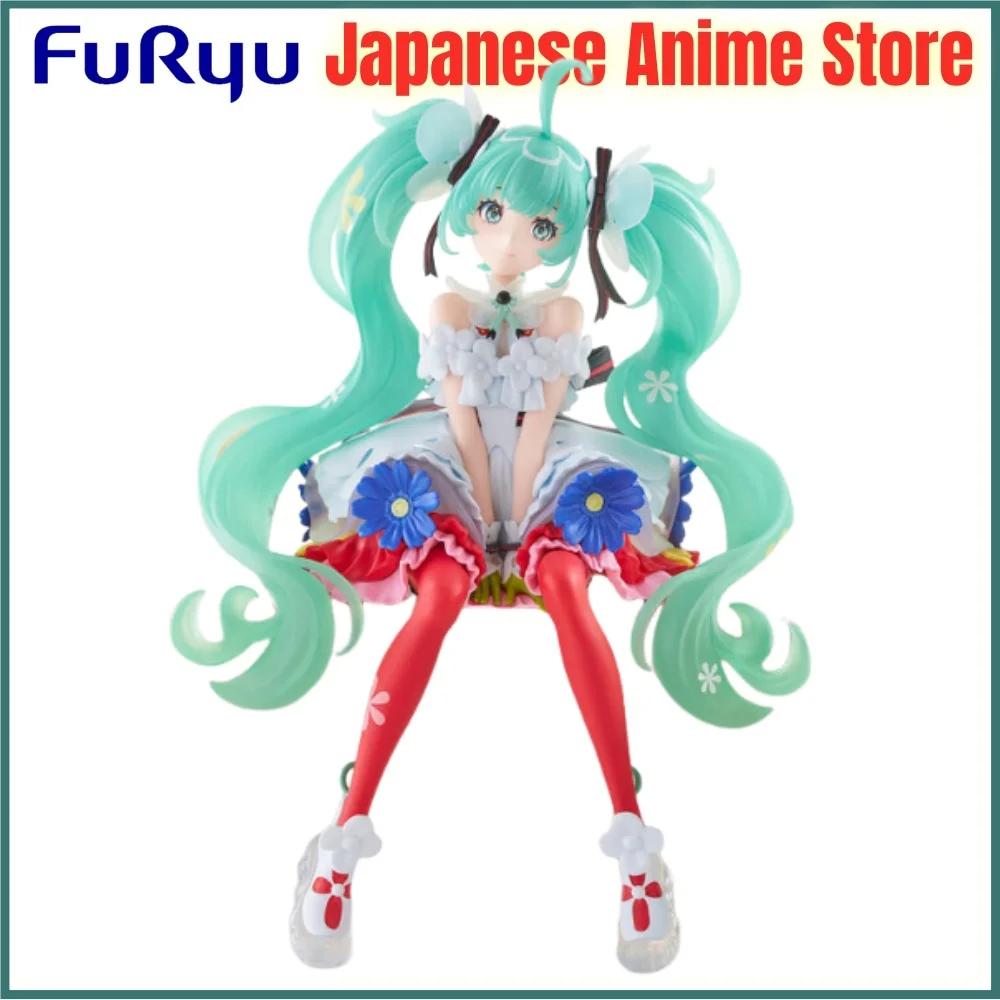 

Original Furyu Hatsune Miku Anime Miku by Yoneyama Mai Noodle Stopper Figure Anime Figure Action Figures Model Figurine Toys