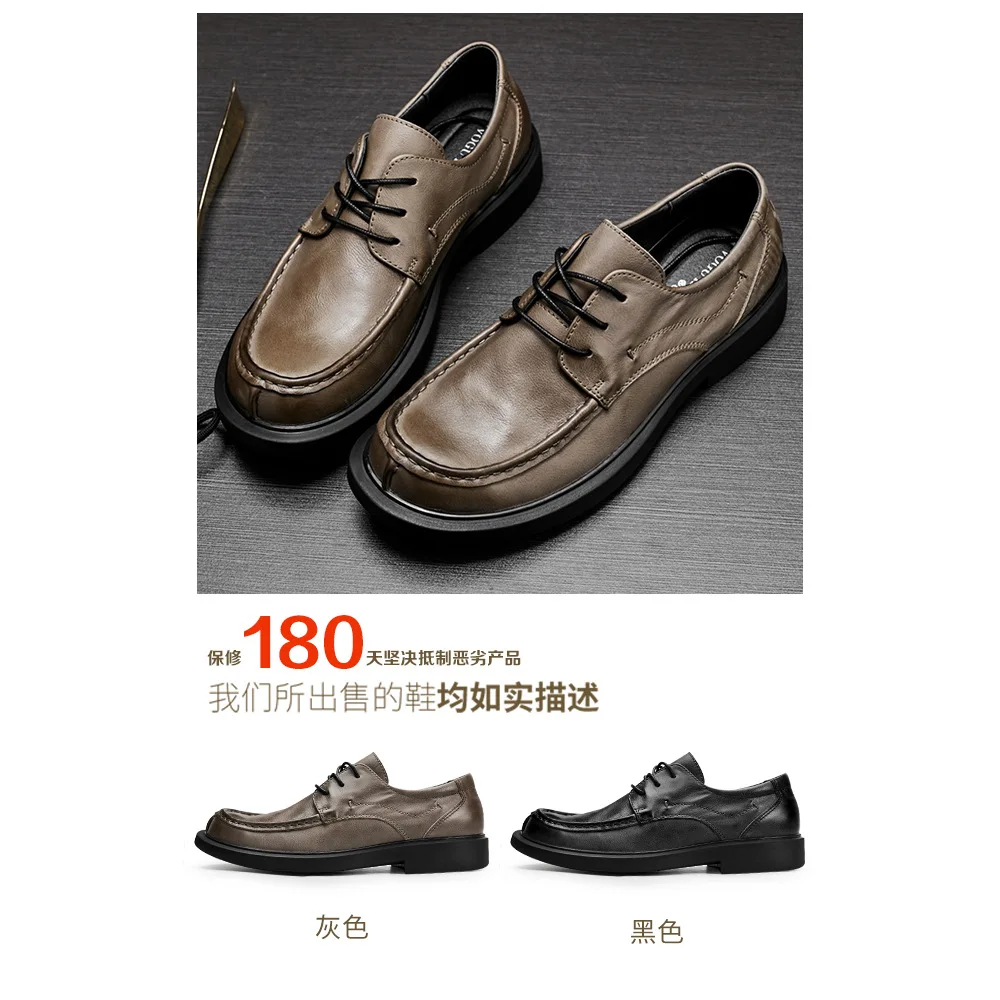 Mode Britse Retro Mannen Flats Koeienhuid Luxe Sneakers Designer Schoenen Casual Schoenen Heren Herfst Winter Lente Ademende Schoenen