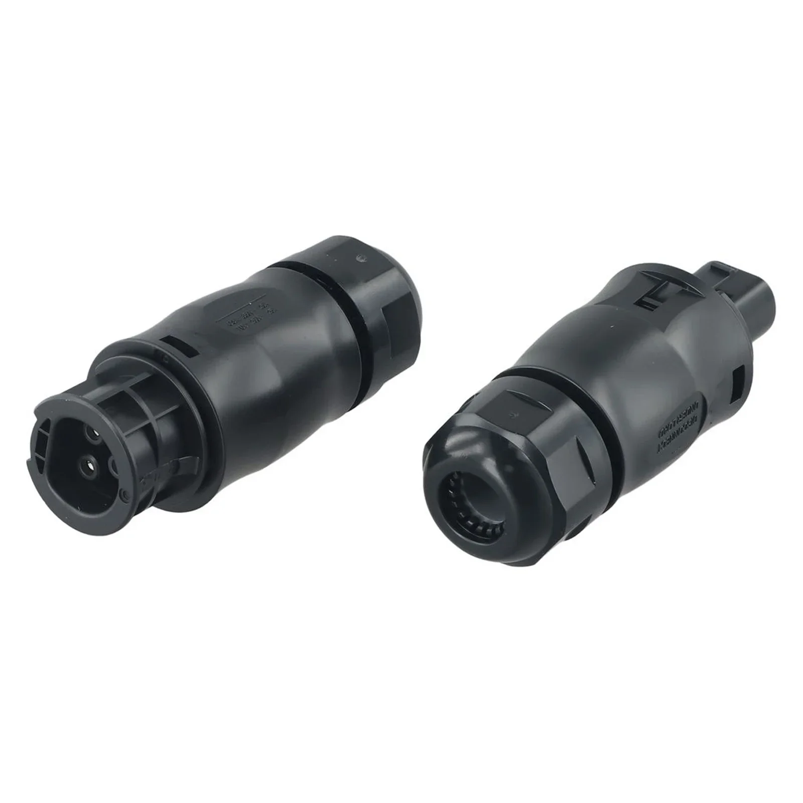 Waterproof and Easy to Install IP68 3 Pin AC Socket/Female + Plug/Male for Inverters Reliable Power Transmission