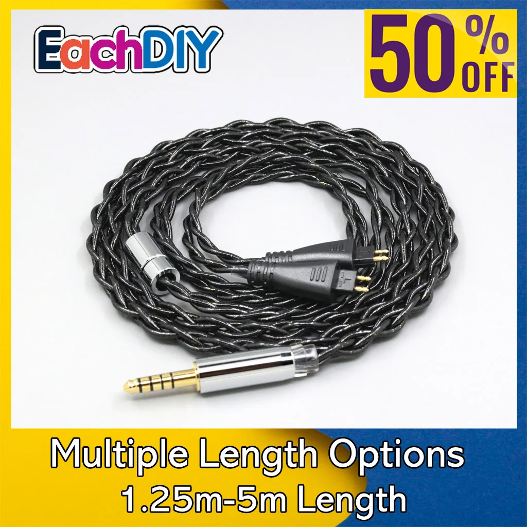 99% Pure Silver Palladium Graphene Floating Gold Cable For FOSTEX TH900 TH1000RP TH1100RP TH-909 TR-X00 TH-600 MK2 LN008324