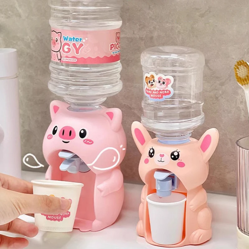 Mini Water Dispenser Kids Toy Water Dispenser Realistic And Cute Childrens Fun Water Dispenser Toy Cute Press Water DrinkingPump