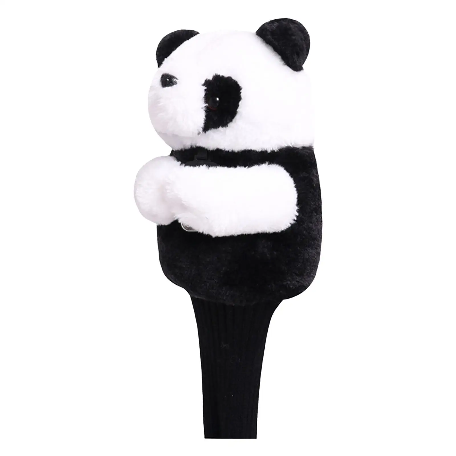 Soft Plush Panda Golf Wood Driver Headcover Sleeve Funny Anti Scratch Golf Club Head Cover for Men Women Golf Accessories