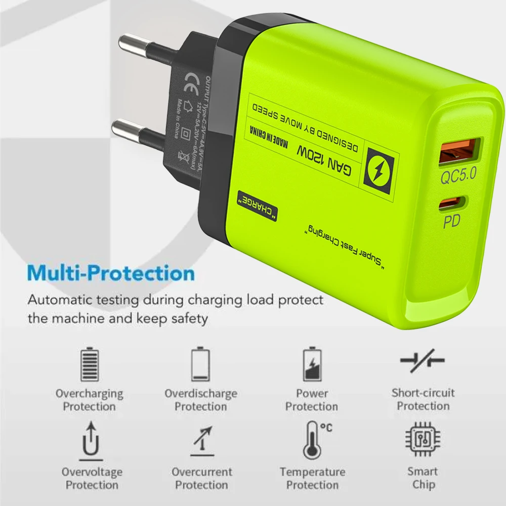 2 Ports USB C PD Charger Quick Charge 3.0 Type C USB Phone Chargers Fast Charging Adapter For iPhone 15 14 Samsung Xiaomi Huawei image 6