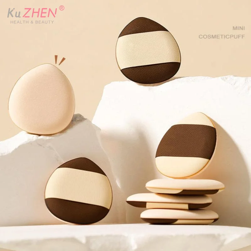 5/10 Stuks Mini Vinger Bladerdeeg Foundation Kleine Teardrop Luchtkussen Poeder Spons Gezicht Concealer Bb Cream Cosmetische Applicator make-up