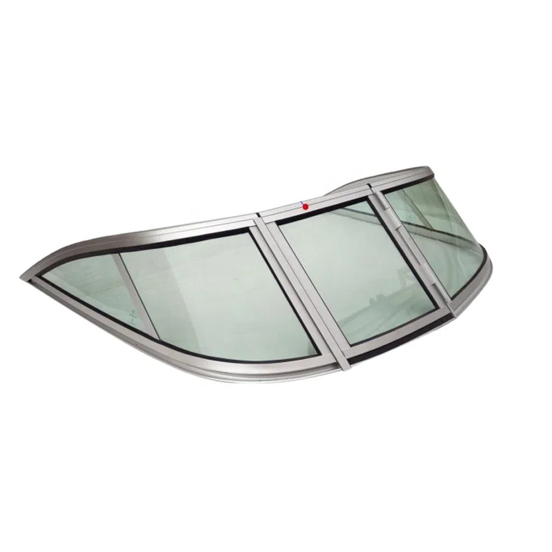 

Yacht Customized Aluminum Alloy Boat Front Windshield Glass