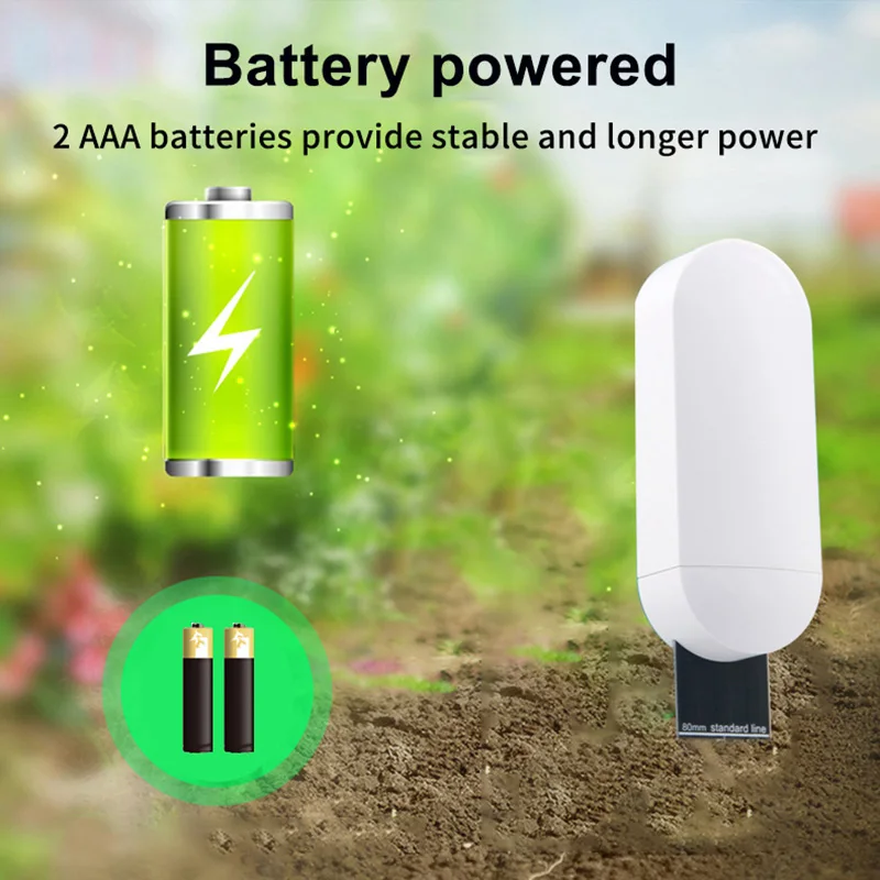 Zigbee Smart Soil Water Tester Moisture Sensor Real Time Monitor For Home Assistant Tuya Temperature Humidity Garden Irrigation