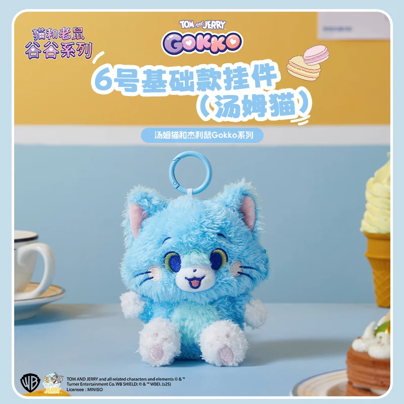 En Stock, colección genuina, serie Tom y Jerry Gokko, juguetes de peluche, colgante móvil, mochila, serie, juguete para regalo de Anime