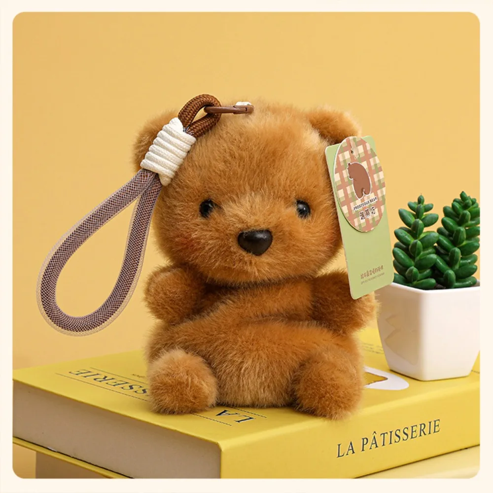 

Cute 16cm Pendant Dolls Panda Capybara Sitting Animals Keychain Gift