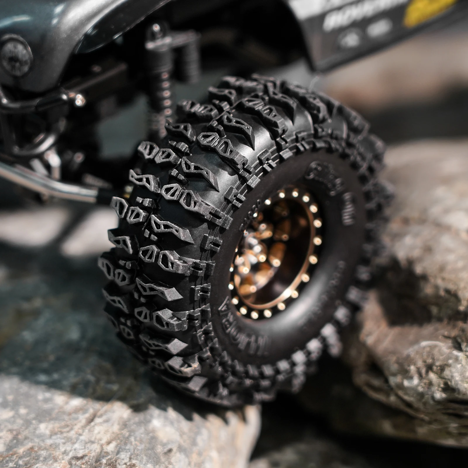 64*24mm 1.0" Cling On S5 banden voor 1/18 1/24 RC Crawlers (T1020)