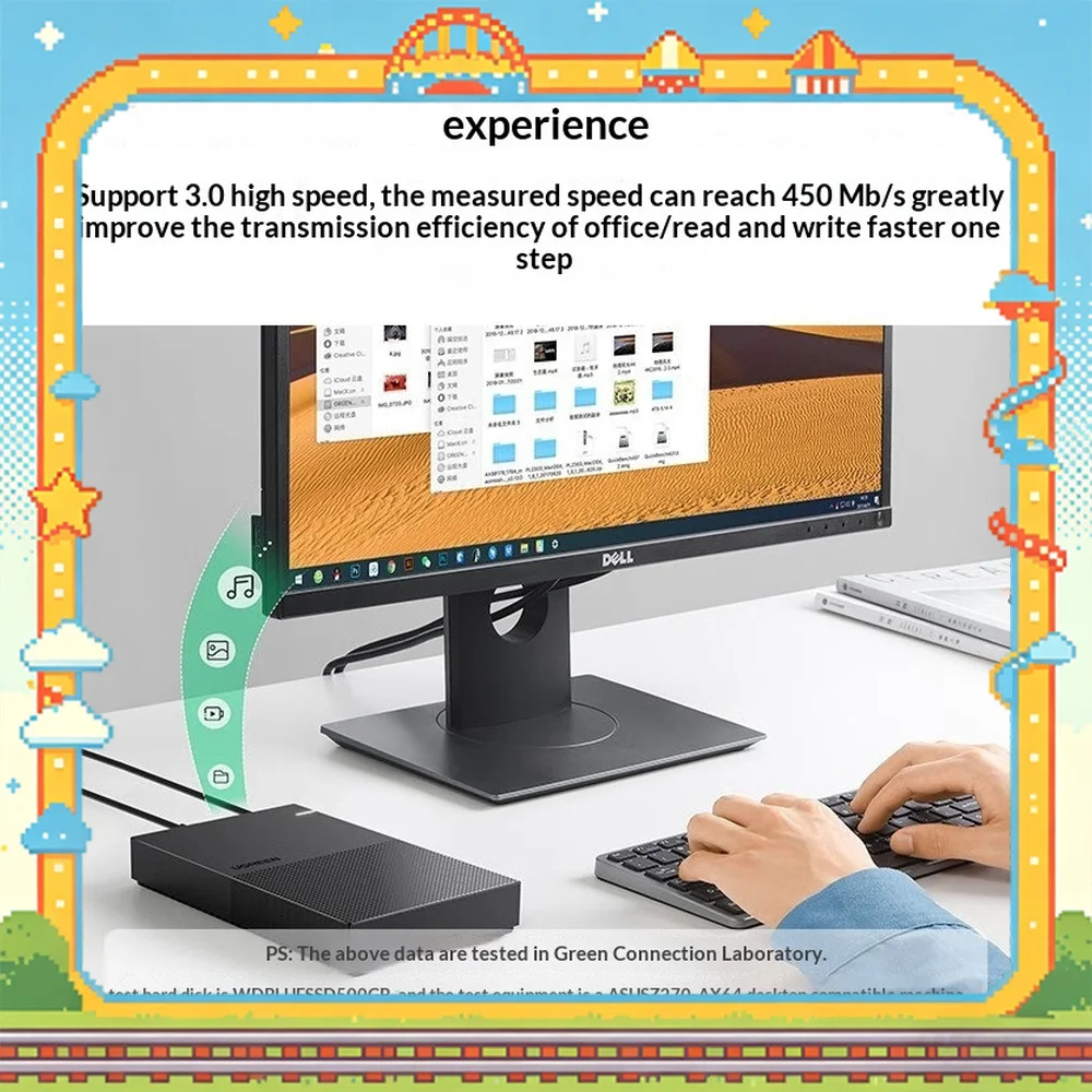 UGREEN CM472 3.5 2.5 Inch SATA Hard Drive Enclosure USB External HDD SSD Case Supports up to 20TB for Laptop Desktop